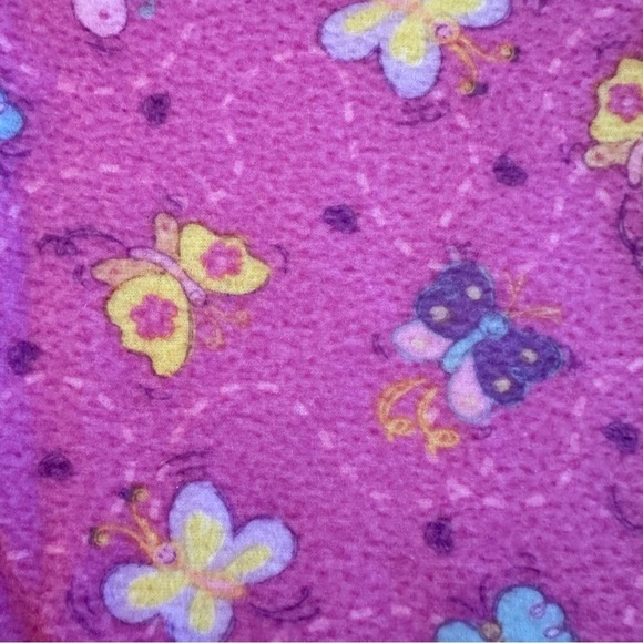 3-pr Pajamas GERBER Fleece Footed GAP Giraffe Set PJs Sleep Pink Green Girl 5 - Picture 5 of 16